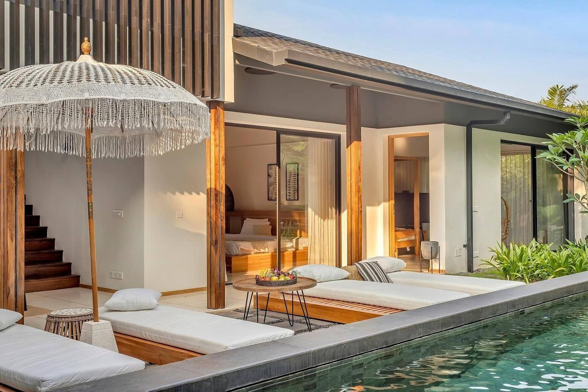 Over Water Villas - Rumah Hutan Cunchelim Ngoại thất bức ảnh